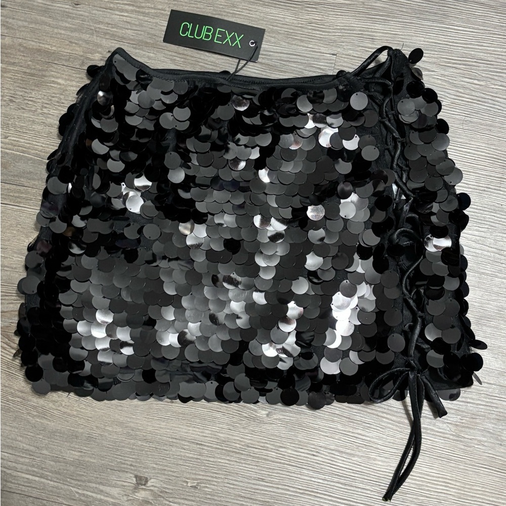 NWT Dolls Kill / Club Exx Strobelight Redux Mini Skirt